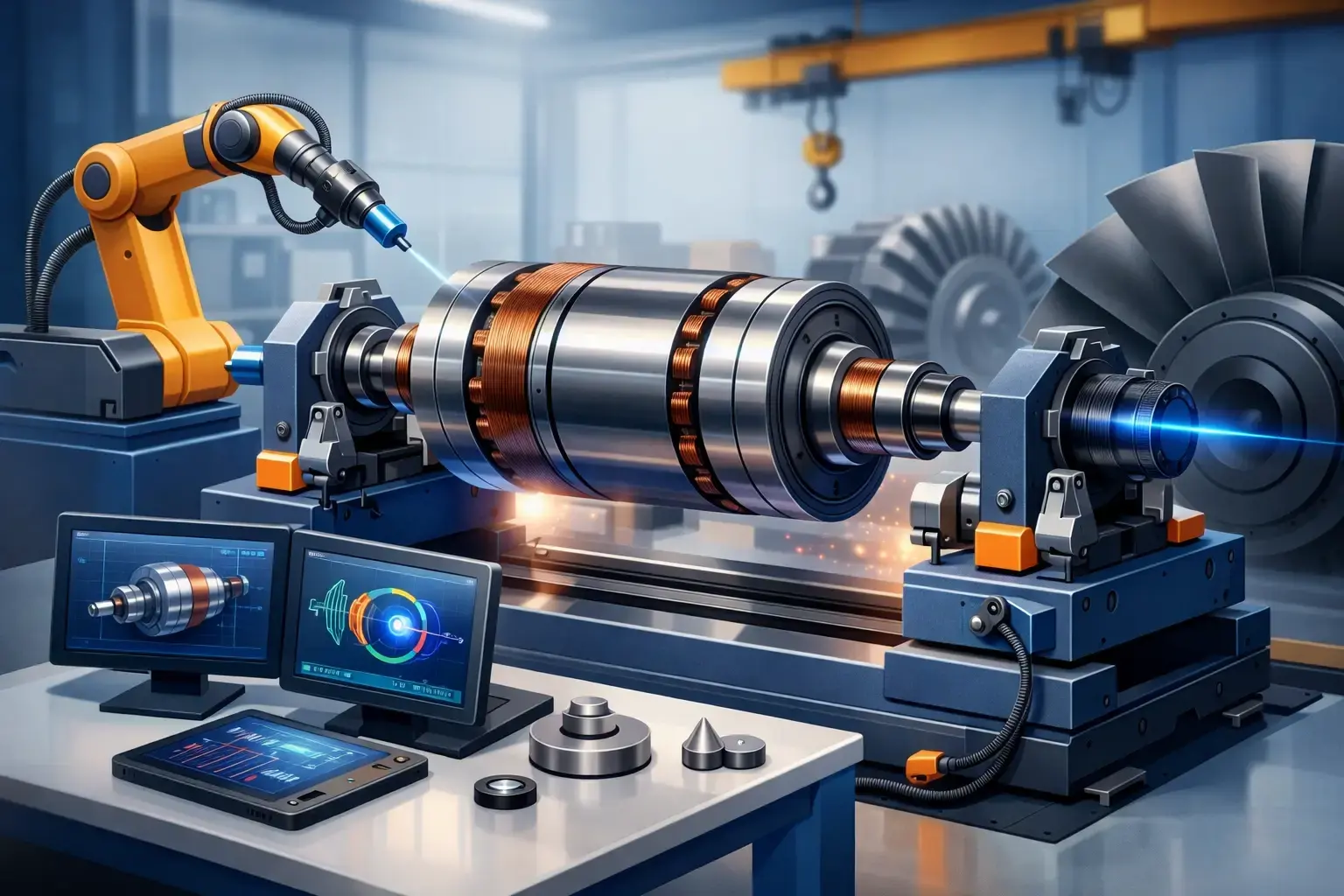 Jeneratör Rotor Balans Süreci Nasıl İşler?