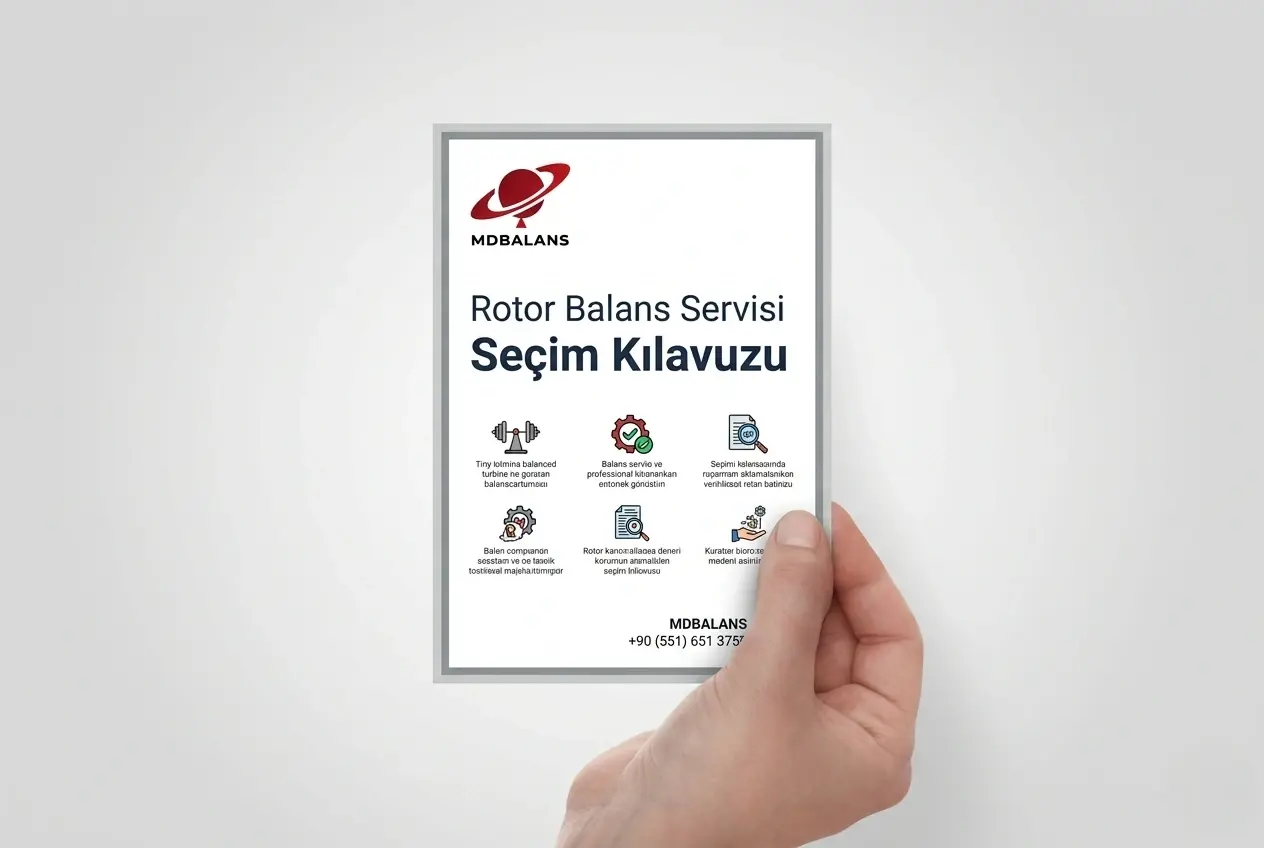 Rotor Balans Servisi Seçim Kılavuzu