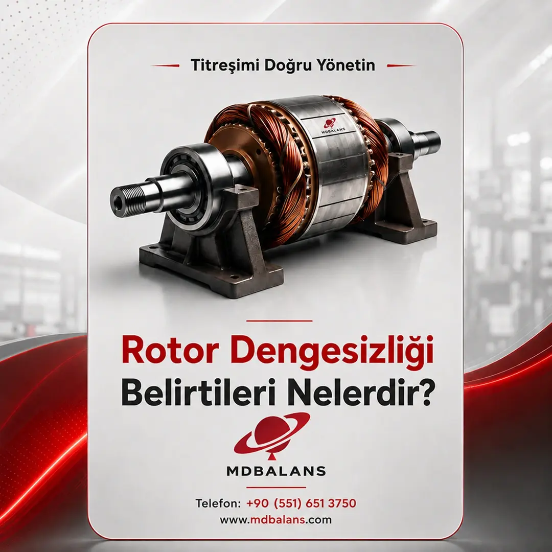 What are the symptoms of rotor imbalance?