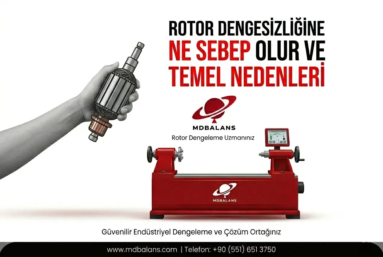 Rotor Dengesizliğine Ne Sebep Olur ve Temel Nedenleri