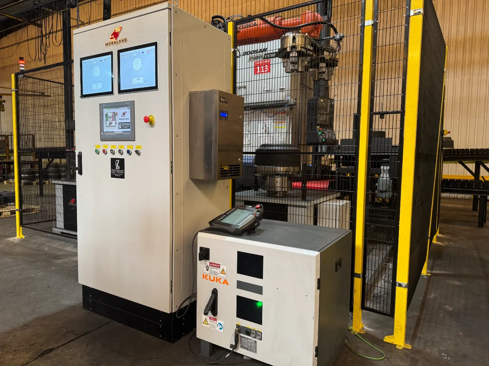 MD100-OD/ Otomatik Hat Tipi Kampana Balans Makinası