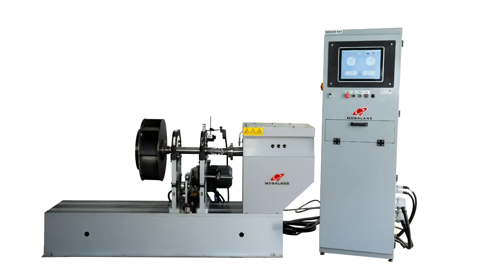 MD200-YKRY 200 kg kapasiteli kayış ve kardan tahrikli yatay balans makinesi